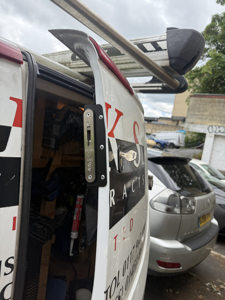 Hook Lock on Rear Doors of a Ford Custom in Bath